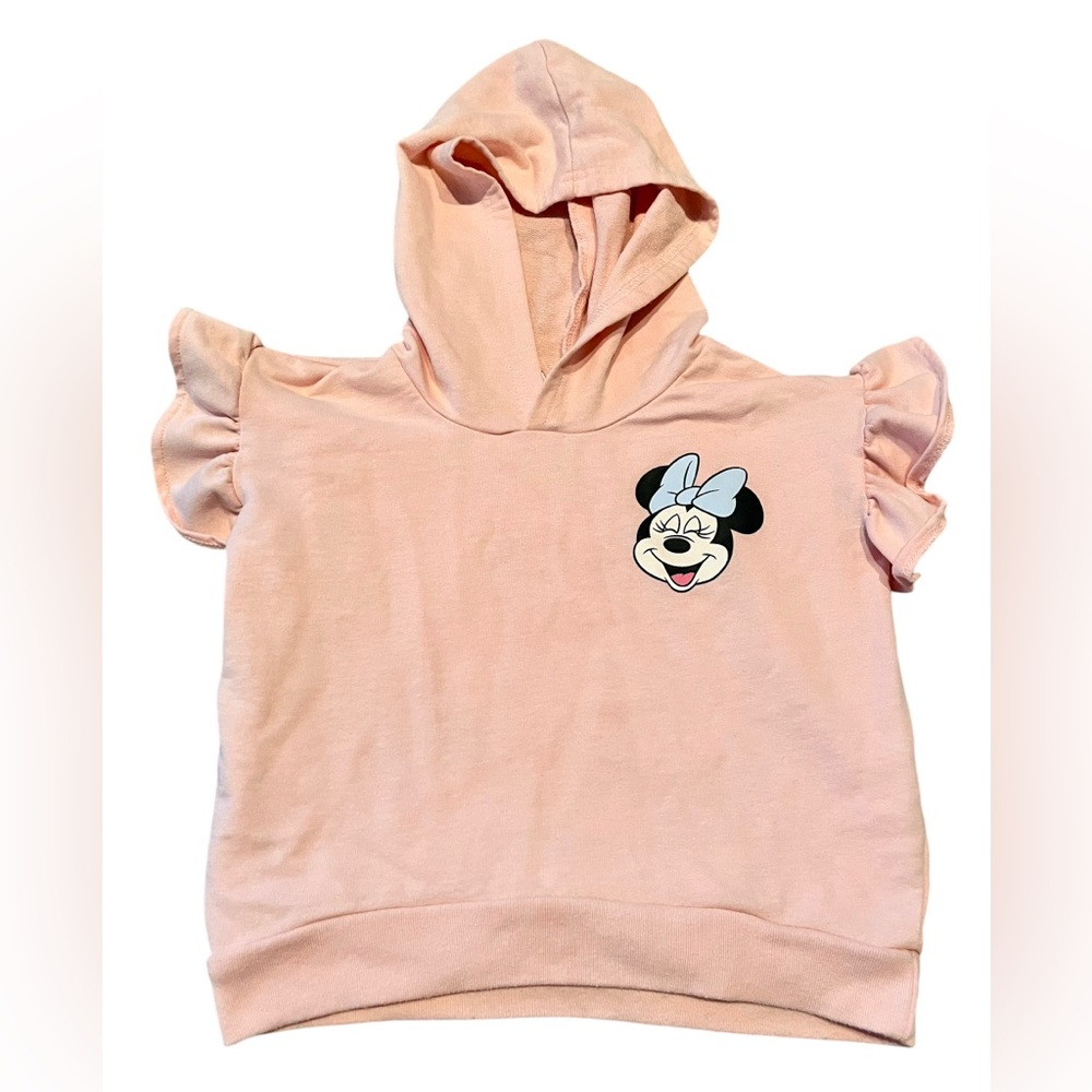Disney Light Pink Hoodie with Minnie Mouse